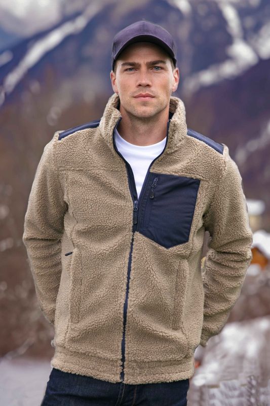 Teddy Fleece Jacket / Beige