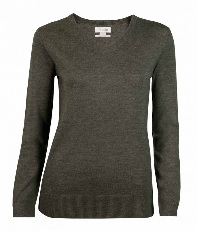 Lady Merino Wool V-Neck